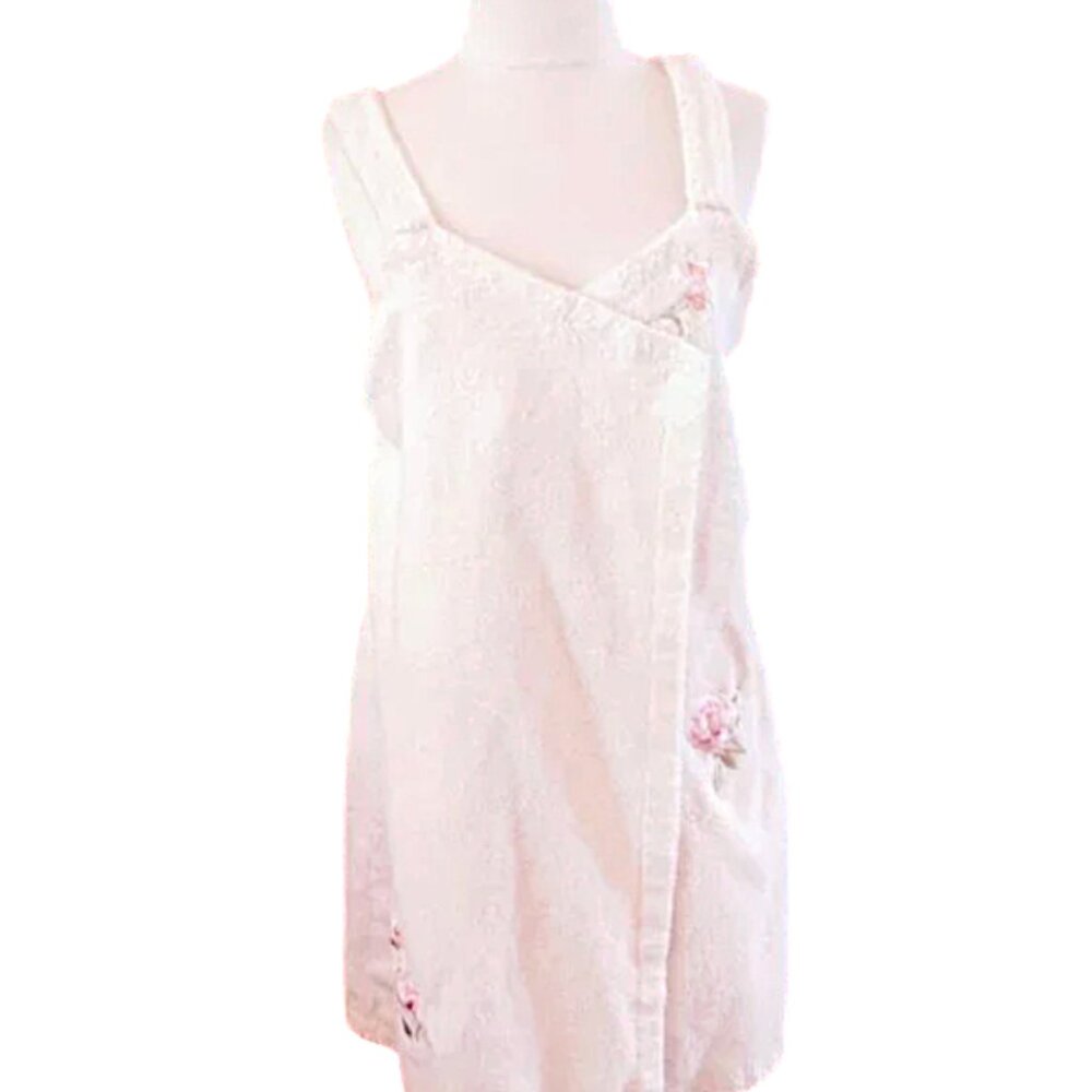 Floral White Swim Cover-Up